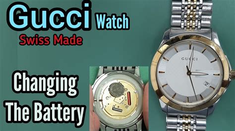 gucci change watch|gucci watch 11 12.2 battery.